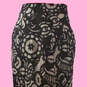 DVF Straight Linen Skirt